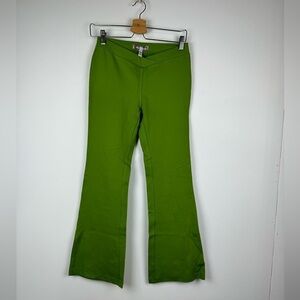 Urban Outfitters Green Pull On V- Front Flare Pants, Size 4
